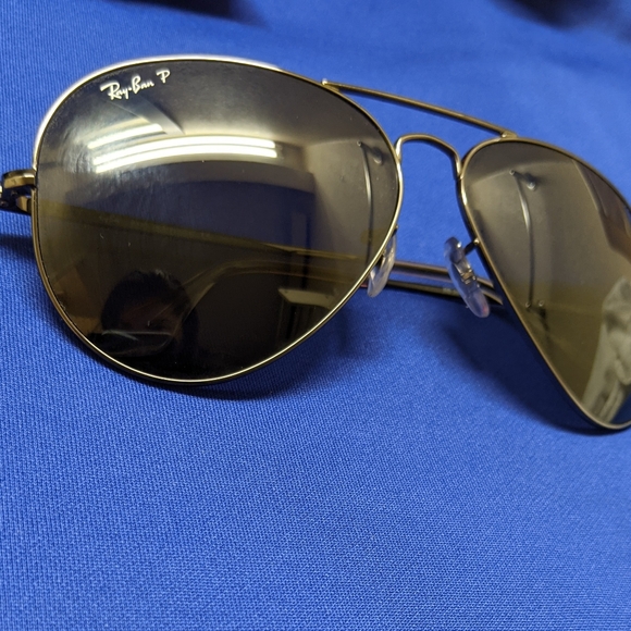 Ray-Ban Aviator Metal II Black/blue - Picture 2 of 5